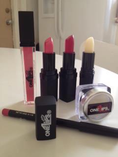 Babydoll lipgloss, Blossom lipstick, Superstar lipstick, Lip Treat Vit. E, and our Sugar lip scrub