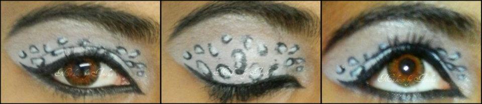 My snow leopard eyeshodow :) I love animal print eyeshadow.... Brings so much fun and personality in to it. 
.... You can visit my page on facebook to
